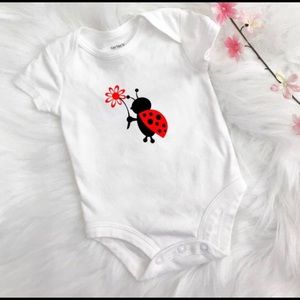 Lady Bug Bodysuit, Baby Shower Gift, New Baby Gift